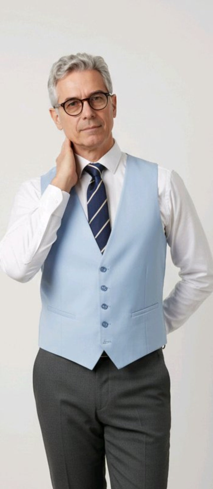 Gilets   Droit  pour hommes chic et élégant