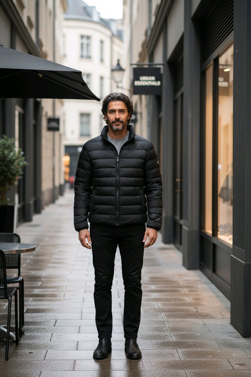 Veste matelassée pour hommes chic et élégant