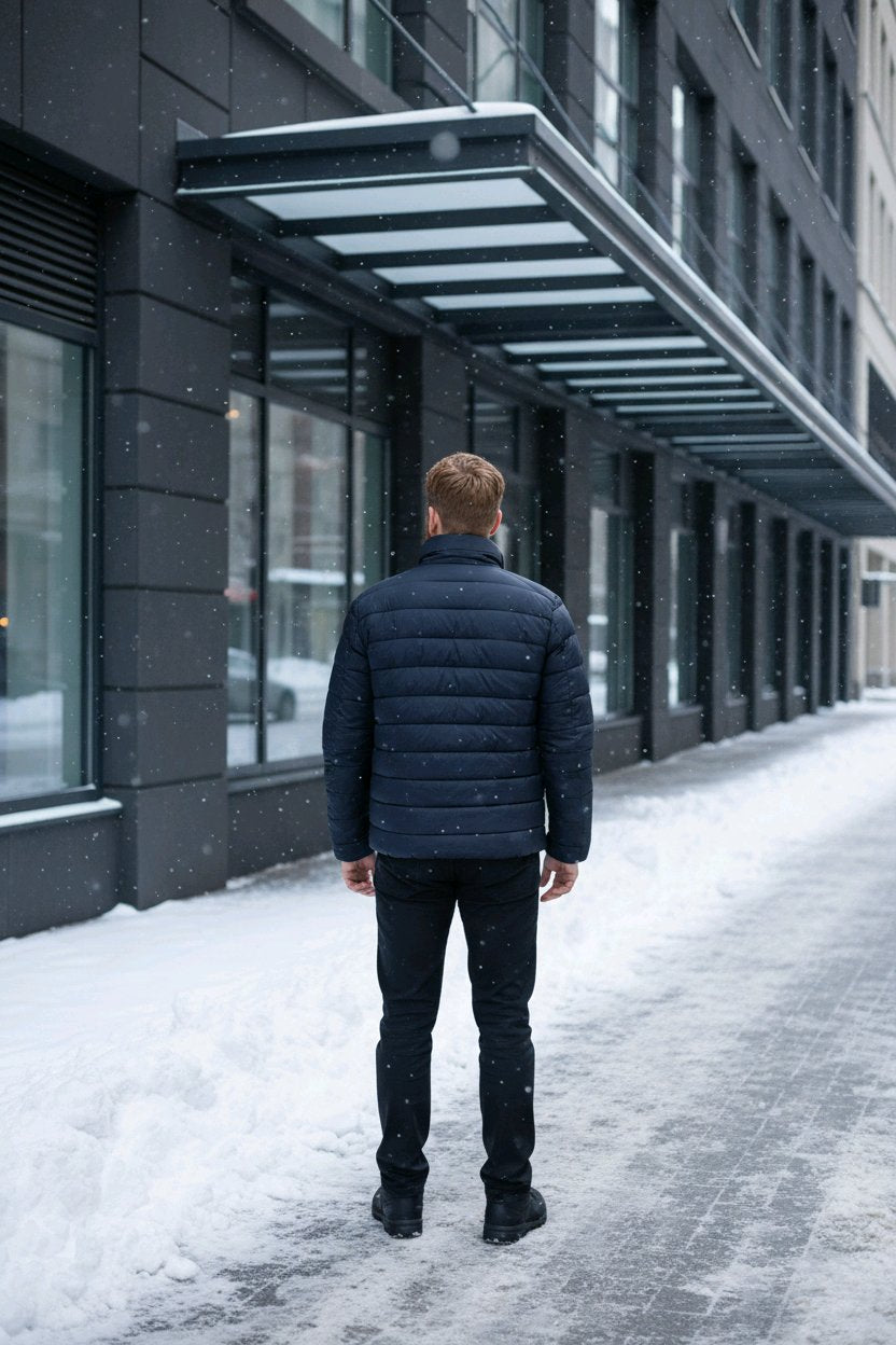 Veste matelassée pour hommes chic et élégant