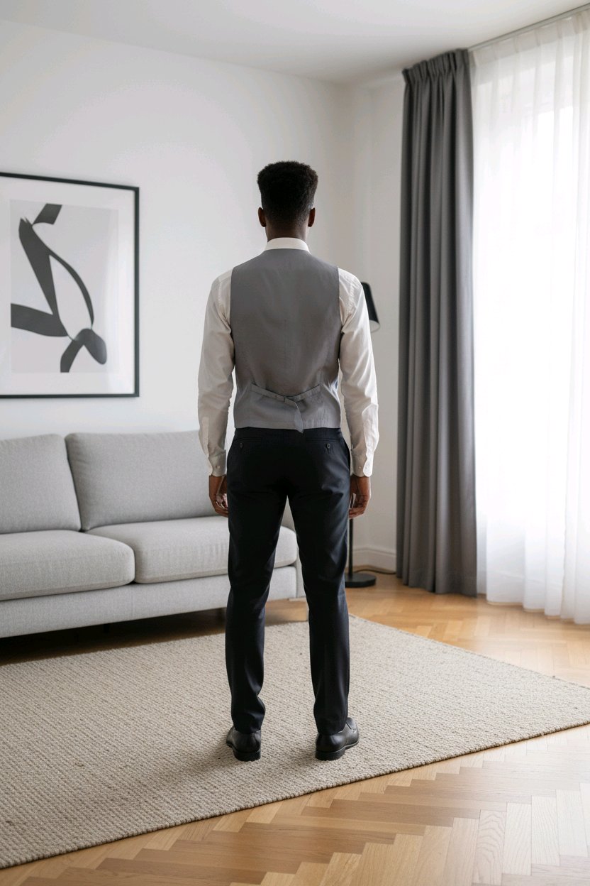 Gilets Droit pour hommes chic et élégant