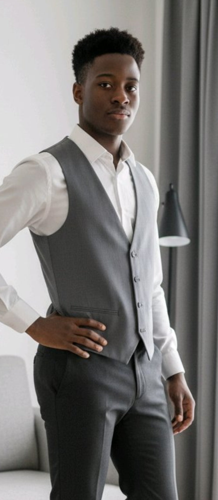Gilets Droit pour hommes chic et élégant