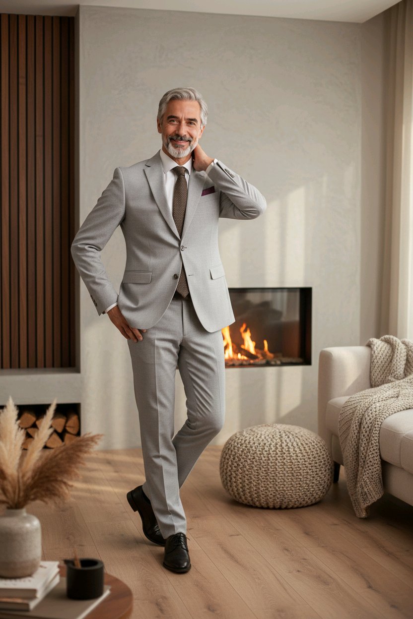 Costumes  2 pièces  Pour Hommes  chic  et  elegant