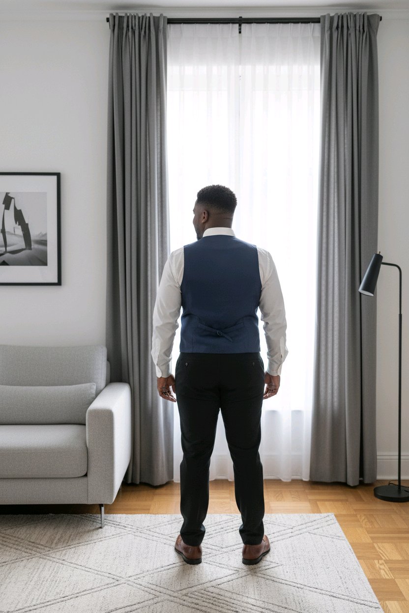 Gilet Croisé  Homme chic  et élégant