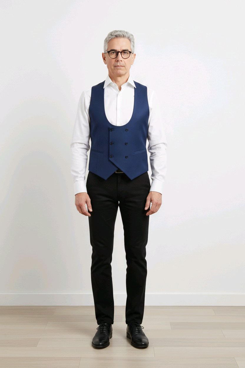 Giltet  Croisé homme 6 Boutons Pour hommes  chic  et  elegant