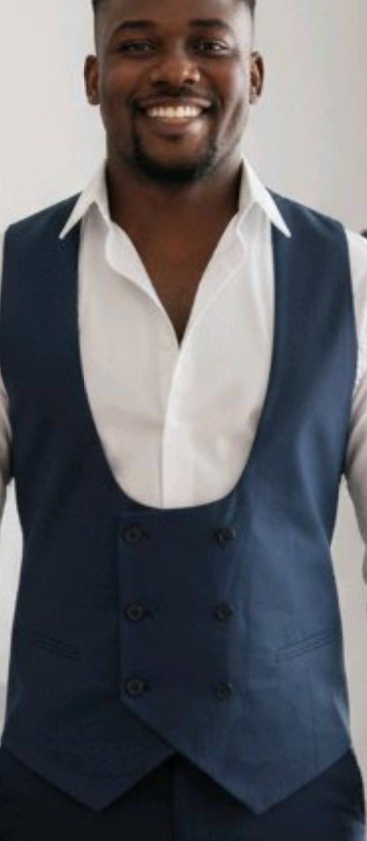 Gilet Croisé  Homme chic  et élégant