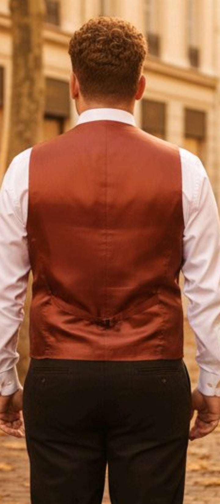 Gilets  croisés  6 Boutons  Pour Hommes  chic  et  elegant