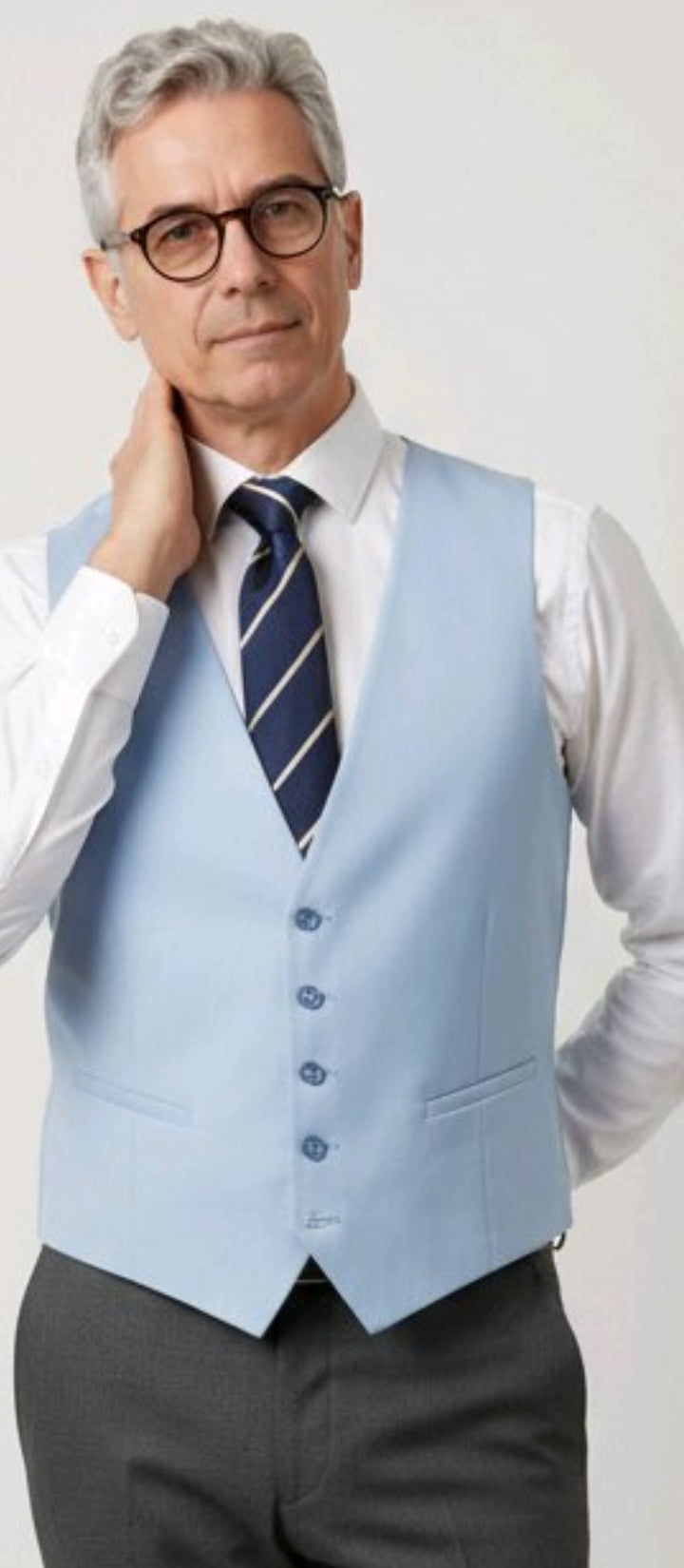 Gilet  droit  Pour  hommes  chic et  elegant