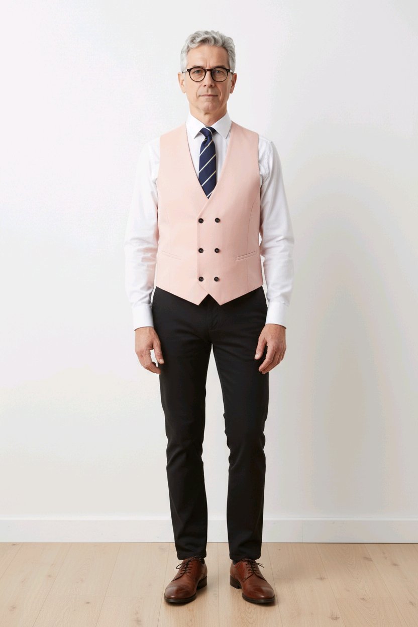 Gilet  Croisé pour hommes chic et élégant