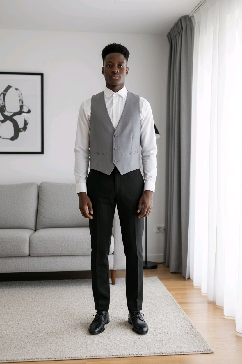 Gilets Droit pour hommes chic et élégant