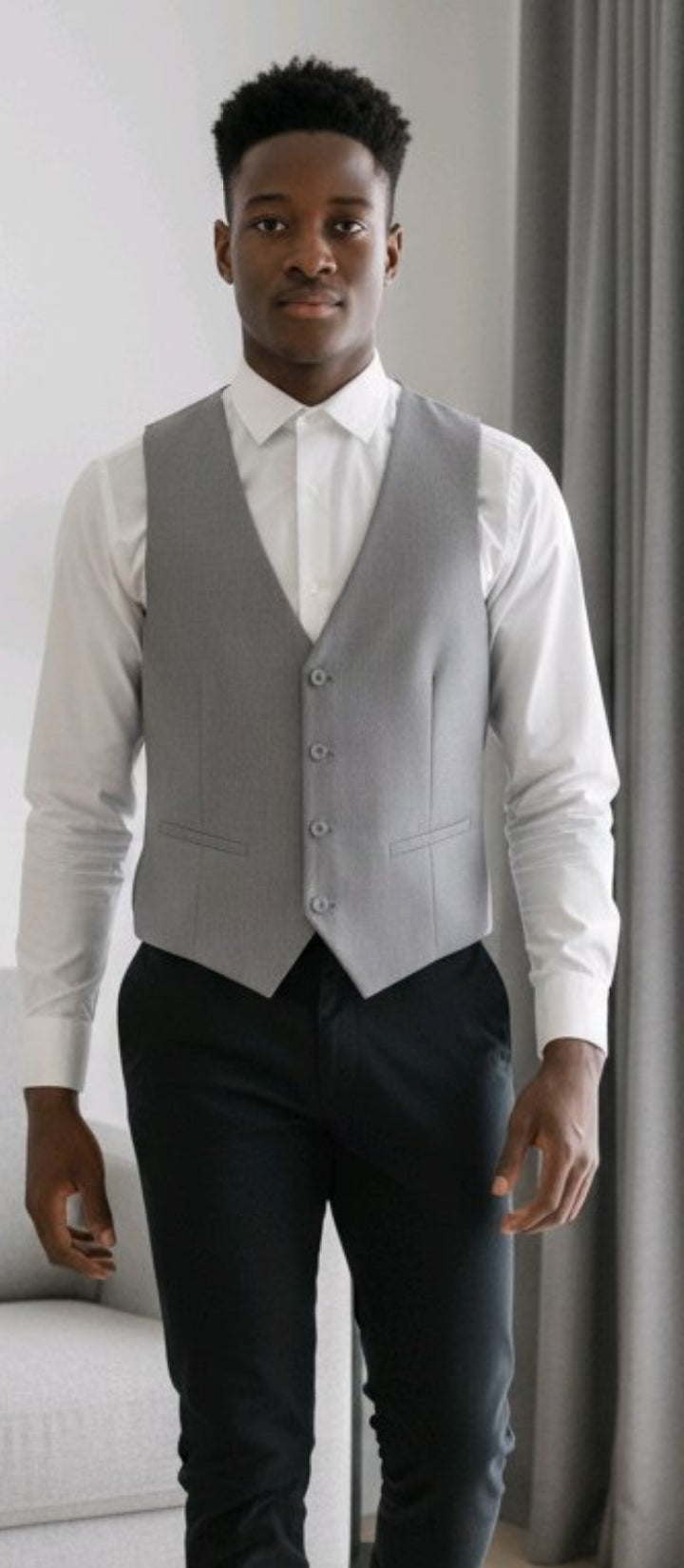 Gilets Droit pour hommes chic et élégant