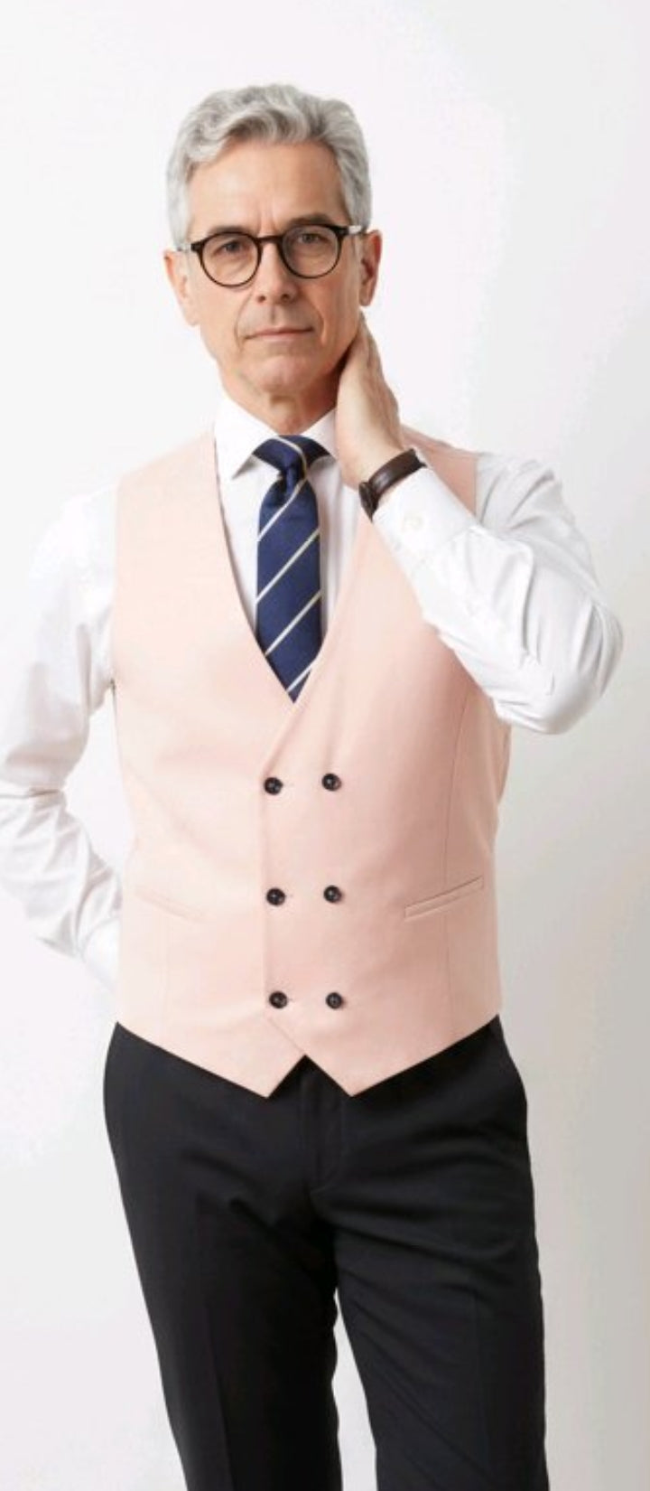 Gilet  Croisé pour hommes chic et élégant